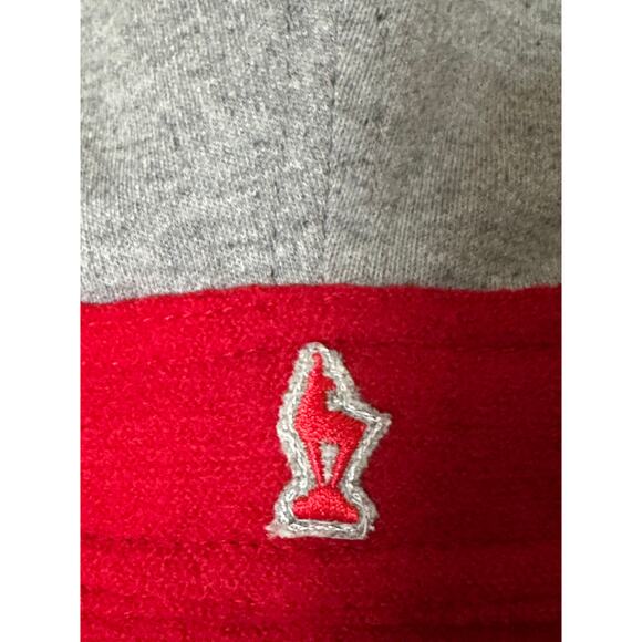 FRAUENSCHUH Red jacket wool hooded gray Full Zip Pockets Xs limited edition ski - Picture 10 of 16